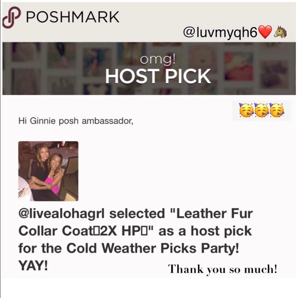 Leather Fur Collar Coat🎉3X HP🎉 - Picture 5 of 5